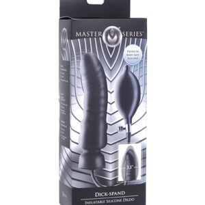 Master Series Dick-Spand Inflatable Silicone Dildo