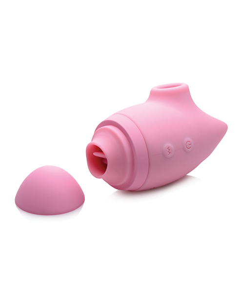Inmi Shegasm Kitty Licker 5X Triple Clit Stimulator - Pink - Image 4