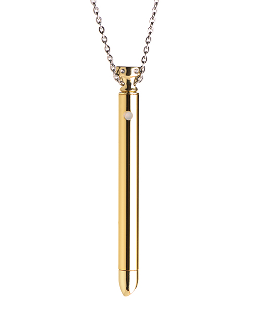 Charmed 7X Vibrating Necklace - Gold - Image 3