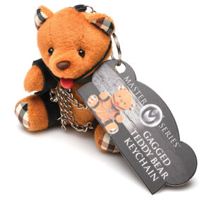 Master Series Gagged Teddy Bear Keychain