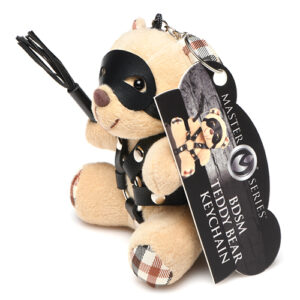 Master Series BDSM Teddy Bear Keychain
