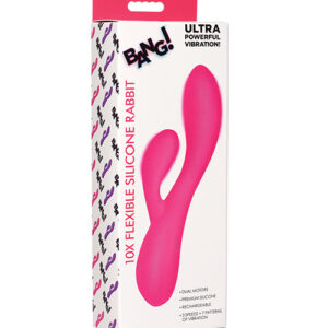 Bang! 10X Flexible Silicone Rabbit - Pink