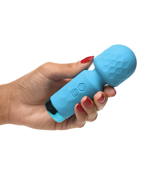 Bang! Mini Silicone Wand - Blue - Image 3