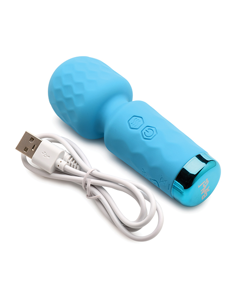 Bang! Mini Silicone Wand - Blue - Image 4