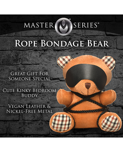 Master Series Rope Teddy Bear Plush - Image 4