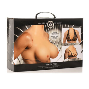 Master Series Perky Pair G Cup Silicone Breasts