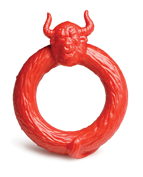 Creature Cocks Beast Mode Silicone Cock Ring - Red - Image 3