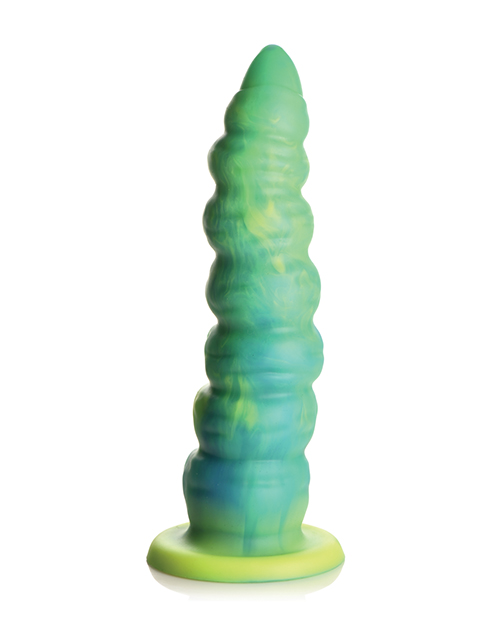 Creature Cocks Squirmer Thrusting & Vibrating Silicone Dildo w/Remote Control - Multi Color - Image 3