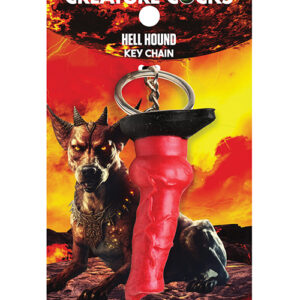 Creature Cocks Hell-Hound Silicone Key Chain - Red