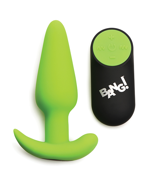 Bang! Glow in the Dark 21X Remote Controlled Butt Plug - Image 3