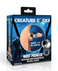 Creature Cocks Night Prowler Silicone Penis Sleeve & Ball Stretcher - Medium