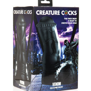Creature Cocks Venom Silicone Dildo - Black