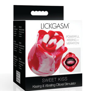 Lickgasm Sweet Kiss Kissing & Vibrating Clitoral Stimulator - Swirl
