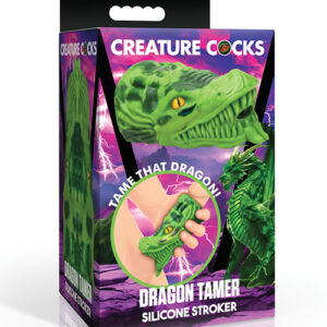 Creature Cocks Dragon Tamer Silicone Stroker - Green