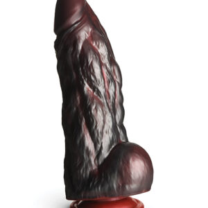 Creature Cocks King Kong Silicone Dildo - Red/Gray