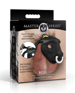 Master Series Bull Chastity Cage - Black