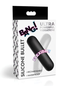 Bang! Flexible Silicone Bullet - Black