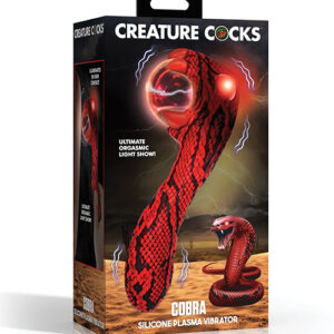 Creature Cocks Cobra Scepter Plasma Vibrator - Red/Black