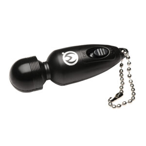 Master Series Thunderstick Mini Vibrating Wand Keychain - Black