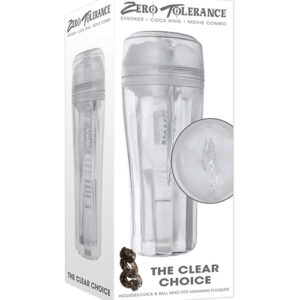 Zero Tolerance The Clear Choice Masturbator - Clear