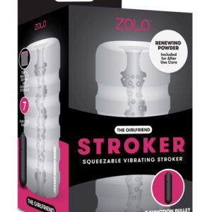 ZOLO Girlfriend Squeezable Vibrating Stroker